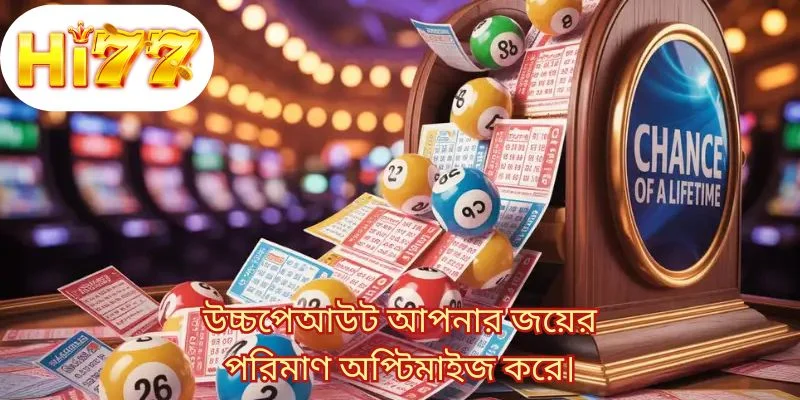 উচ্চ পেআউট আপনার জয়ের পরিমাণ অপ্টিমাইজ করে।